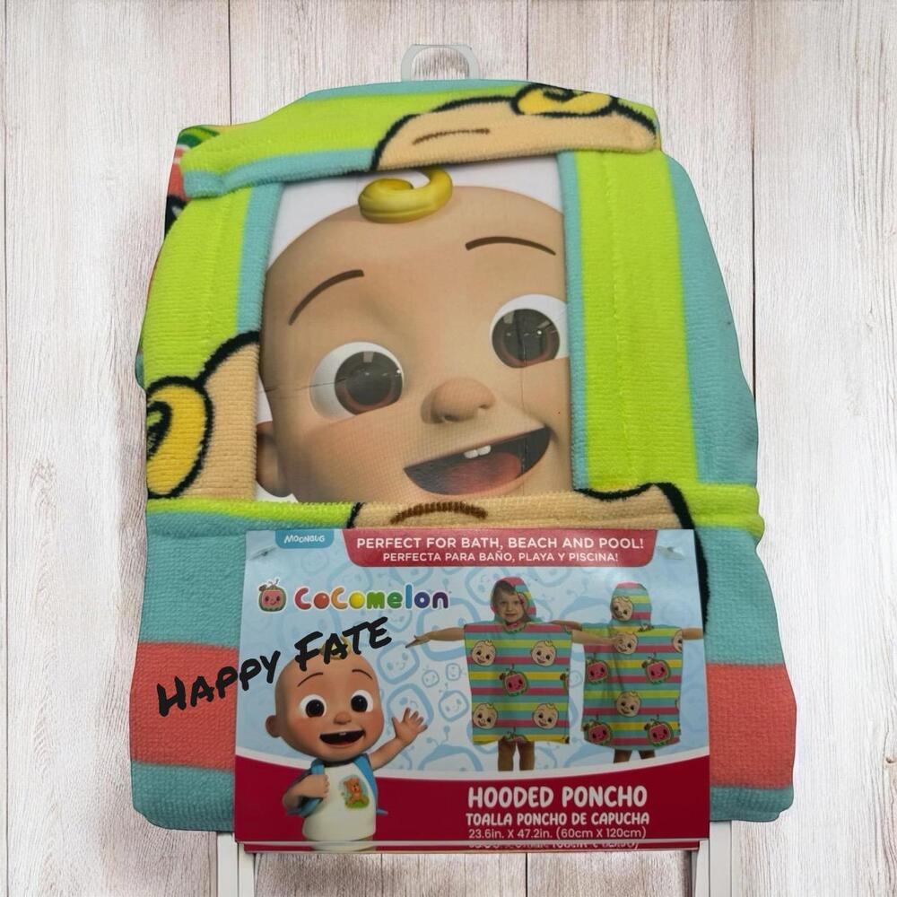 CoComelon Hooded Poncho Towel